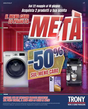 volantino-trony-Cagliari-22-05-25-to-18-06-25