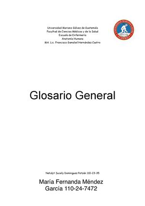 Glosario General