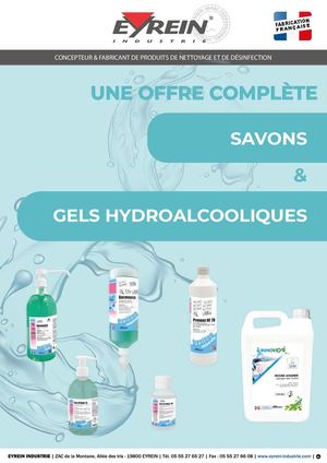 Catalogue Savons & gels hydroalcooliques