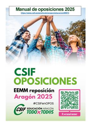 Csif Manual Oposiciones 2025 Ee Mm Reposición
