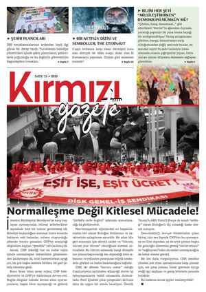 Kırmızı Gazete Sayı 15 Haziran 2025