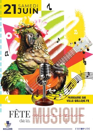 Programme Fête de la Musique 2025 à Bollène