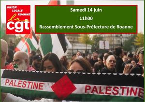 Affiche 14 Juin CGT Roanne
