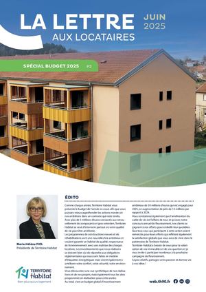 Lettre aux locataires - Juin 2025