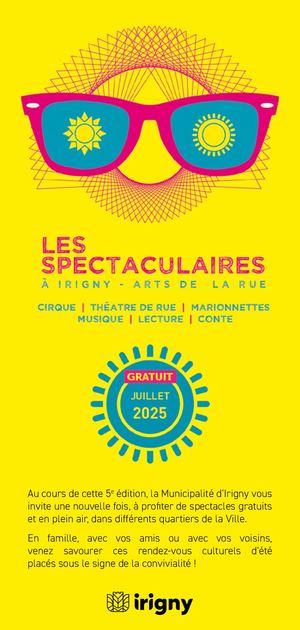 Dépliant Spectaculaires 2025