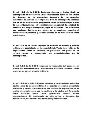 Articulos Tipicos Reclamos Revisión Dom