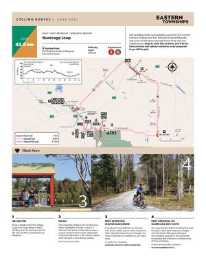 Cycling Route Boucle Du Marécage 2025 2027