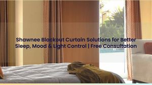 Shawnee Blackout Curtains For Better Sleep, Mood & Light Control | Free Consultation