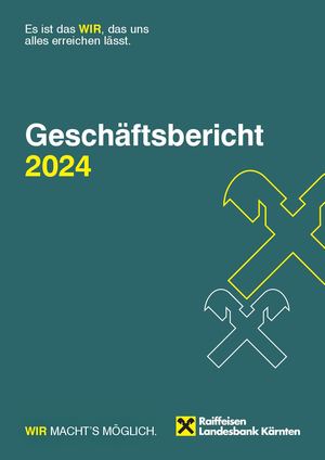 Geschäftsbericht 2024 der Raiffeisen Landesbank Kärnten
