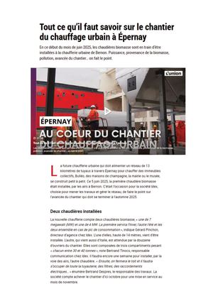 Reseau Chaleur Epernay