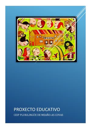 Proxecto Educativo Ceip P As Covas-Meaño