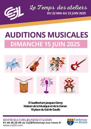 Auditions 15 06 2025