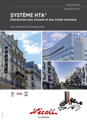 Système HTA® Distribution eau chaude et eau froide sanitaire