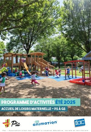 Programme Vacances Ete 2025 - Maternelles