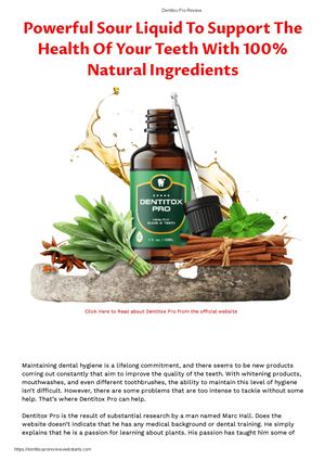 Dentitox Pro Review