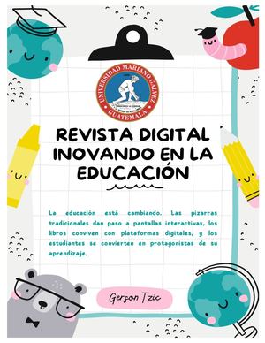 Revista Gerson Tzic Innovando En La Educacion