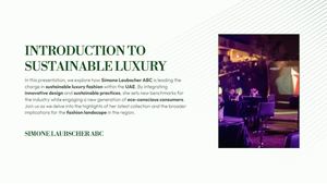 Simone Laubscher ABC: Redefining Sustainable Luxury in the UAE Fashion Scene