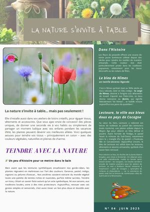 La Nature s'invite à table _ Teindre avec La Nature