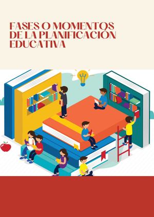 Fases O Momentos De La Planificación Educativa