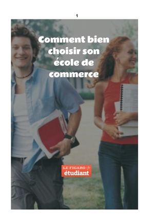Comment bien choisir son école de commerce