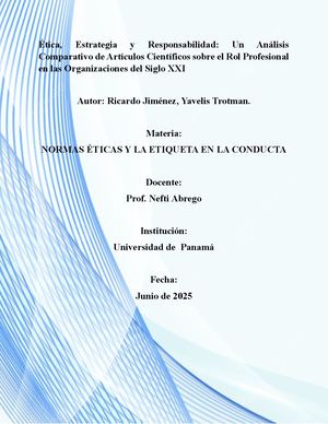 ÉTica, Estrategia Y Responsabilidad