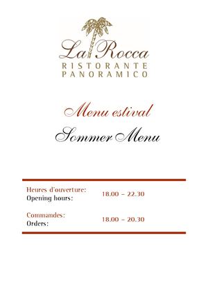Menu Estivo 2025 Fr En