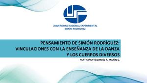 Pensamiento Simón Rodríguez Curador+daniel Marín