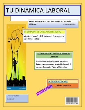 LOS SUJETOS DEL DERECHO DEL TRABAJO