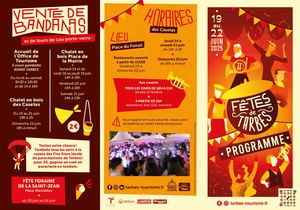 Dépliant Fêtes de Tarbes 2025