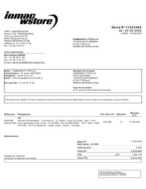 AR DEL 199 2025 Annexe Renouvellement Parc Ordinateurs Portables 2025 - Inmac WStore