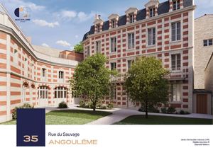 Plaquette rue du Sauvage - Angoulême