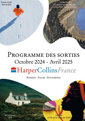 SORTIES HARPERCOLLINS · octobre 2024 - avril 2025