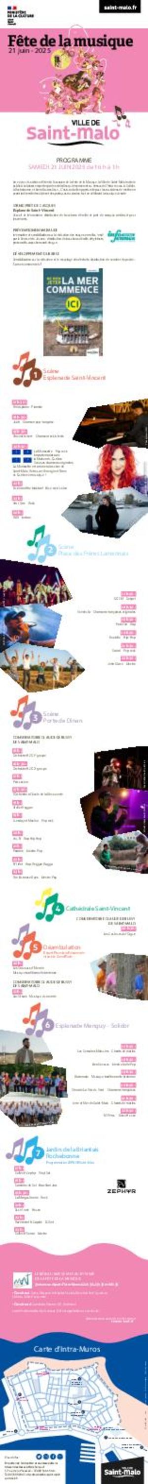 Programme Fête De La Musique 2025