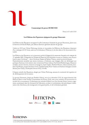 Cp Humensis Les ÉQuateurs