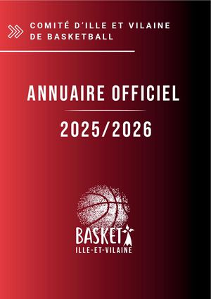 Annuaire Officiel - Comité Basket 35
