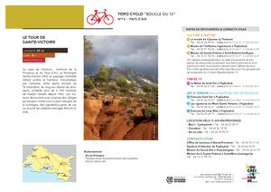 Topo Cyclo N°13 - Le Tour De Sainte Victoire