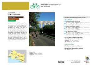 Topo Cyclo N°1 - L'aqueduc De Roquefavour