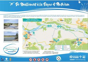 Véloroute - Parcours - De Mallemort À La Roque D'Anthéron