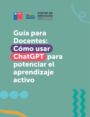 Guia Para Docentes Como Usar Chat Gpt Mineduc