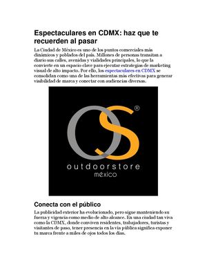 Espectaculares En Cdmx Haz Que Te Recuerden Al Pasar