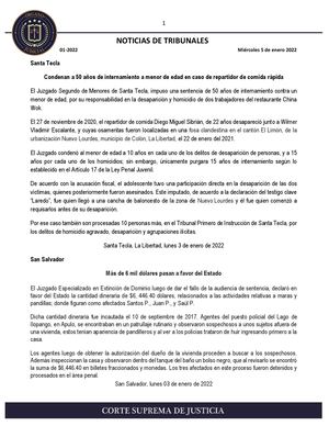 Casos Fosas Clandestinas 2022