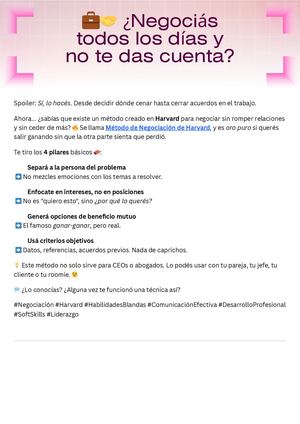 Método De Negociación De Harvard