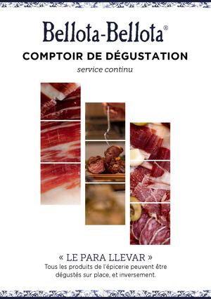 Menu Sèvres - Bellota-Bellota