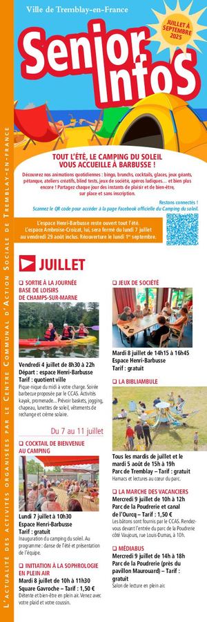 Seniors Infos - Juillet Septembre 2025