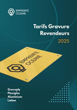 Tarifs Gravure 2025