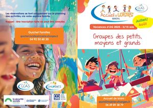 Vacances Juillet Aout 2025