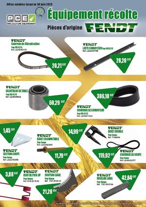 Catalogue Récolte 2025 PCE - Groupe Cloué