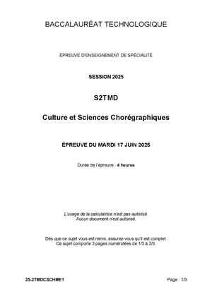 culture et sciences choré