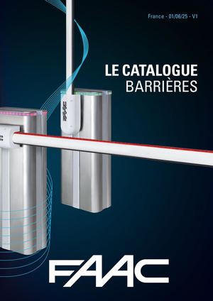 CATALOGUE BARRIERES 2025 - FAAC France
