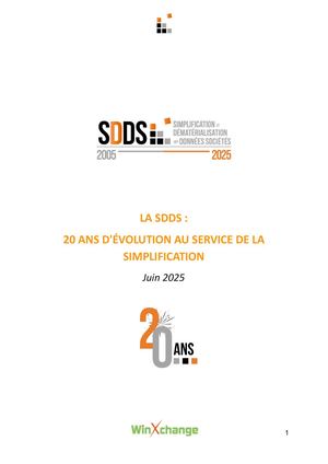 SDDS : 20 ans d'évolution au service de la Simplification